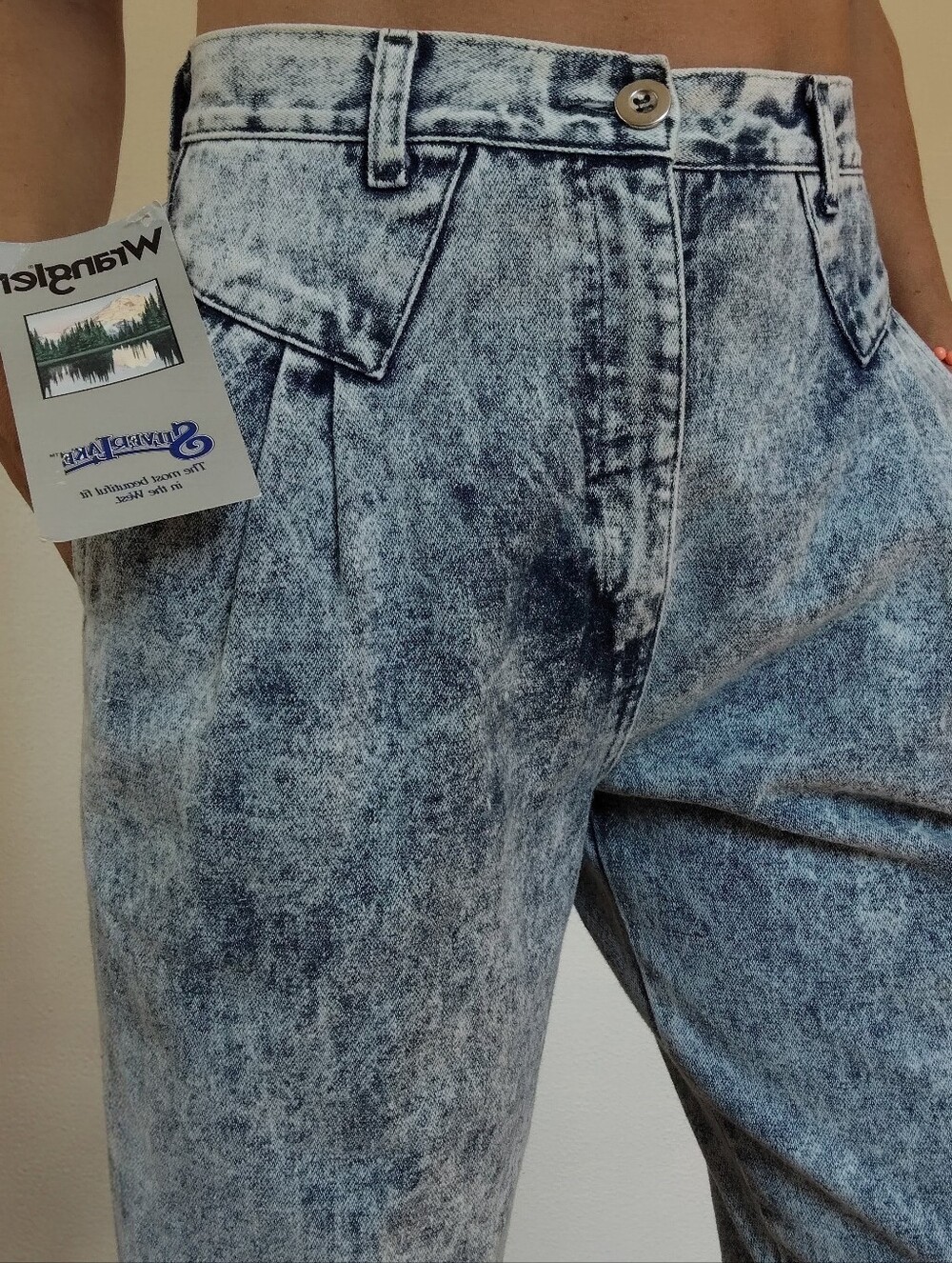 Vintage Wrangler Acid Washed Jeans / Size 7